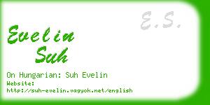 evelin suh business card